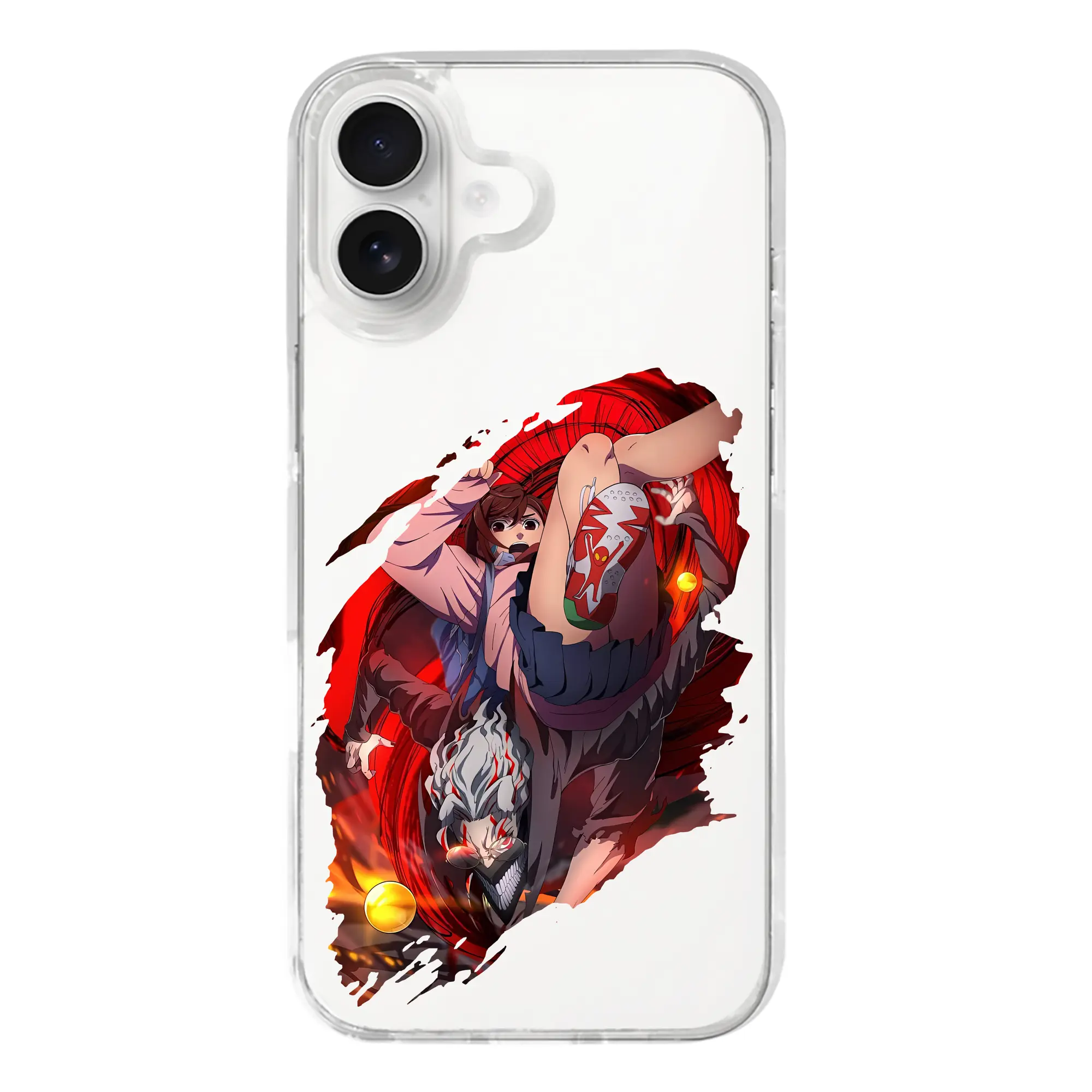 ダンダダン グッズ,綾瀬桃 - iPhone 17シリーズ 透明スマホケース – 薄型・耐衝撃・精密フィット保護カバー